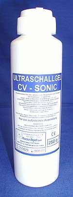 CV-Sonic Ultraschallgel, Haut- und Schleimhautneutral, verschiedene Gebindegrößen