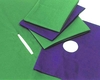 OP-Tücher, Abdecktücher, Schlitztücher od. Lochtücher aus Baumwolle, grün od. blau, versch. Größen