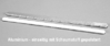 Aluminium-Stab für Fingerverband gepolstert, 1,3; 1,8 od. 2,5 x 48 cm,  v. Dr. Paul Koch, (aSP)
