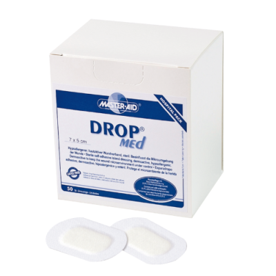 Drop Med, steriler Wundverband von Trusetal. Verschiedene Größen und Verkaufseinheiten